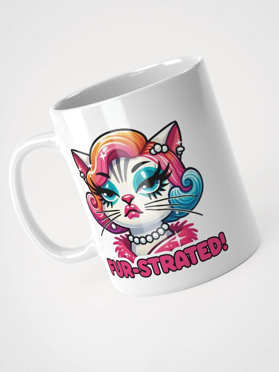 Fur-strated! White Glossy Mug product image (9)