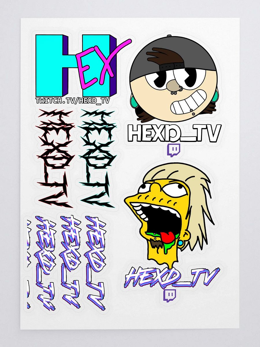 HEXD SUPER AWESOME STICKER SHEET product image (3)