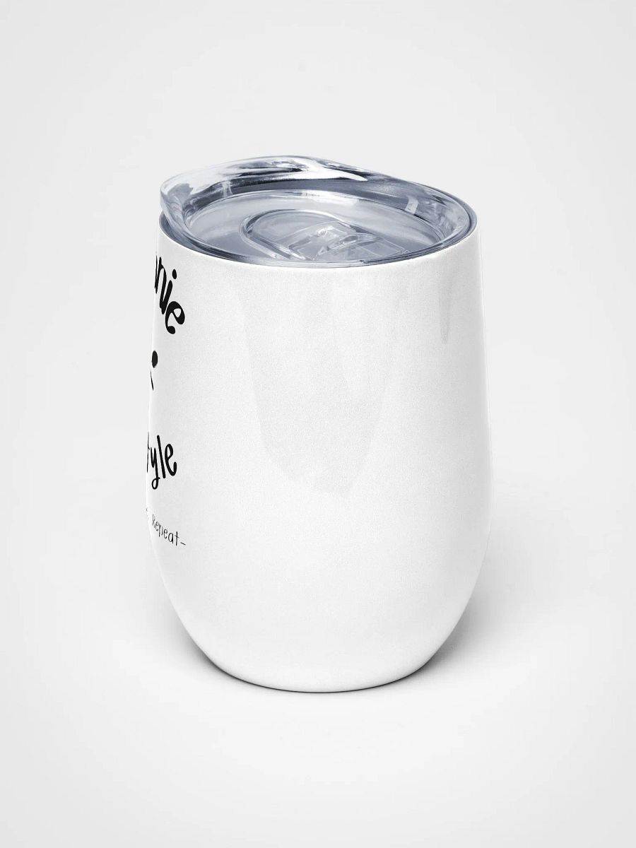 Spoonie Lifestyle- Rest, Recharge, Repeat stainless steel Wine Tumbler product image (5)