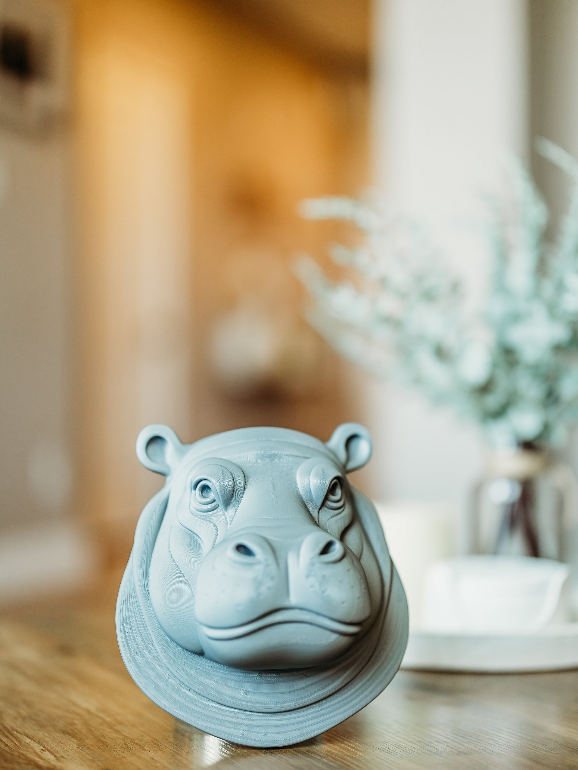 Wall Mounted Hippo Head - 3D Printed product image (4)