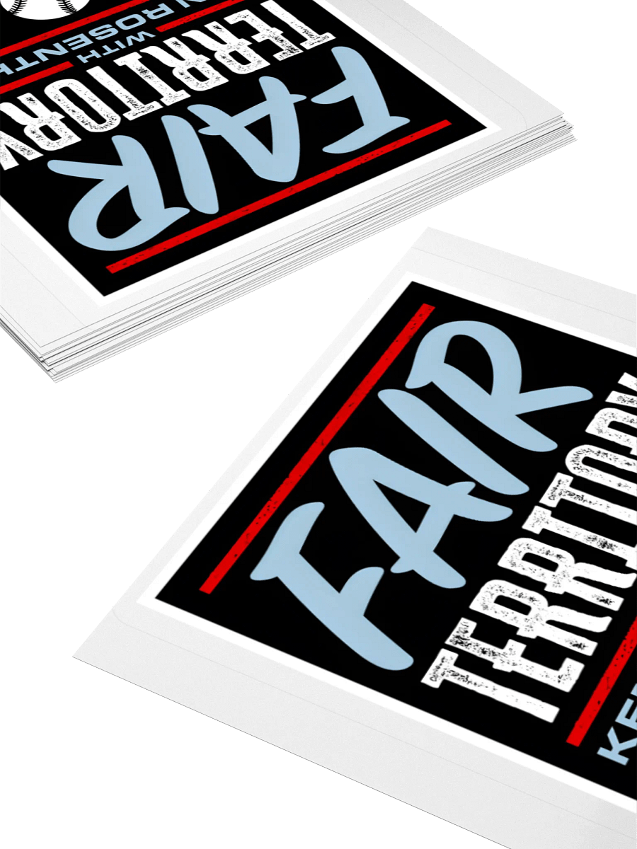 Fair Territory with Ken Rosenthal Stickers product image (8)