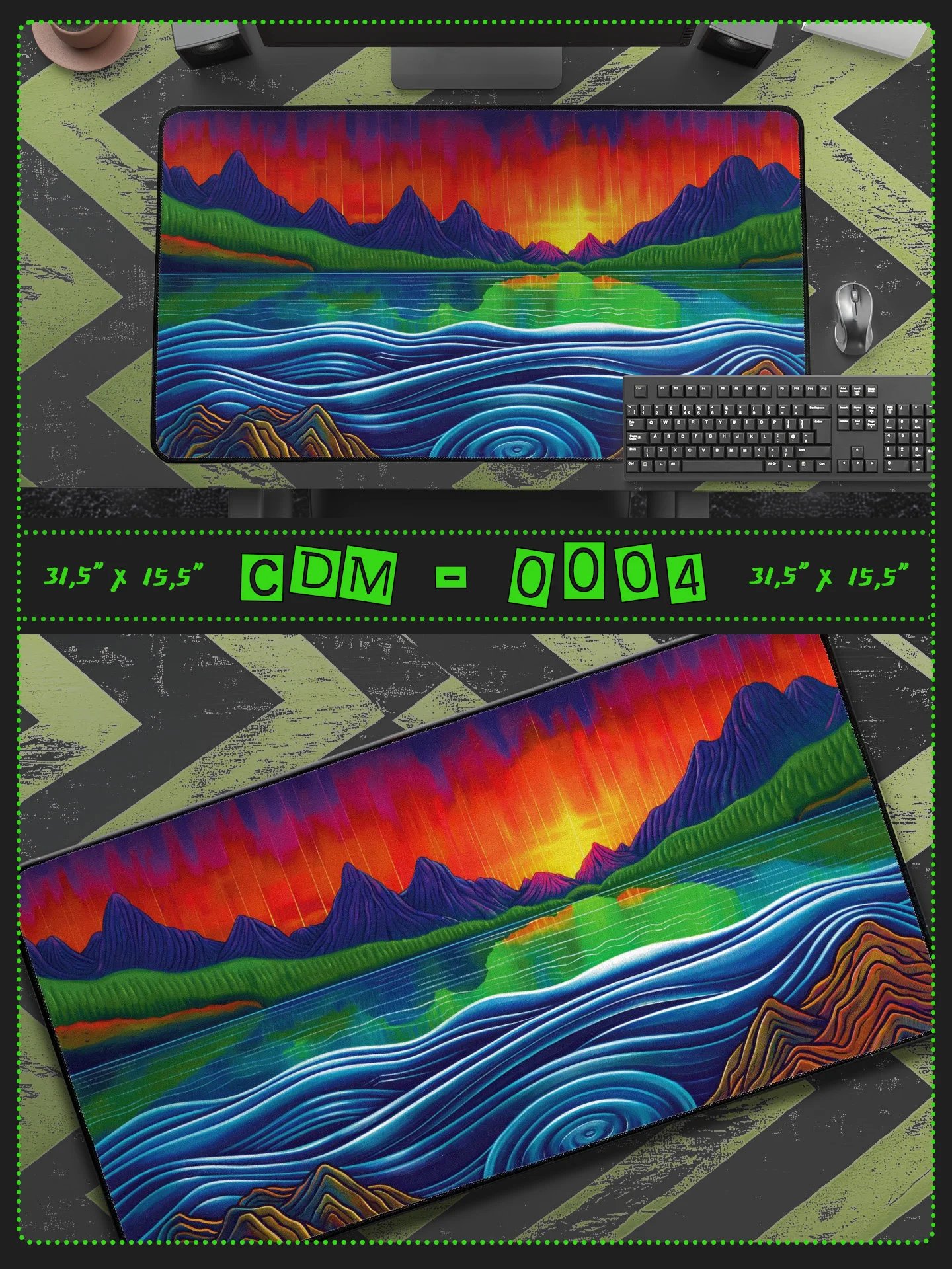 Desk Mat 15.5" x 31.5" - #CDM-0004 product image (1)
