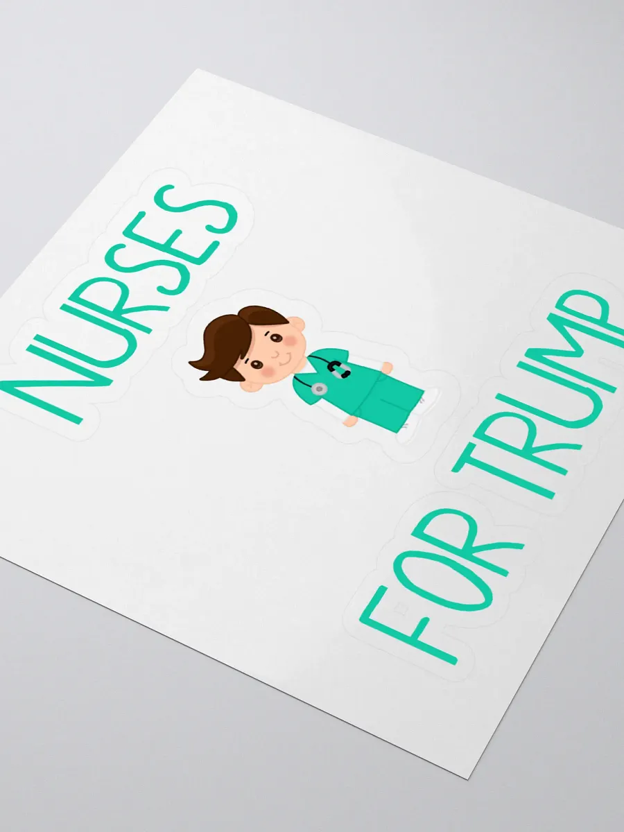 Nurses For Trump (M) Sticker product image (3)