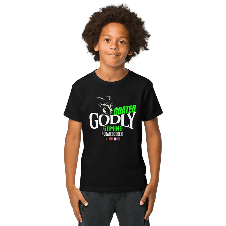 Goated Godly Gaming Youth Tee product image (1)