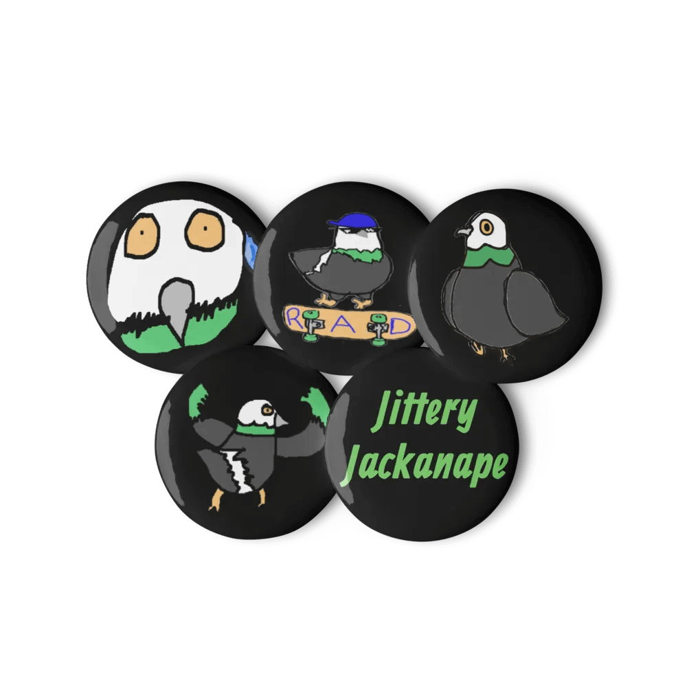 Jitteryjackanape Chonk Bird Pin Set product image (4)
