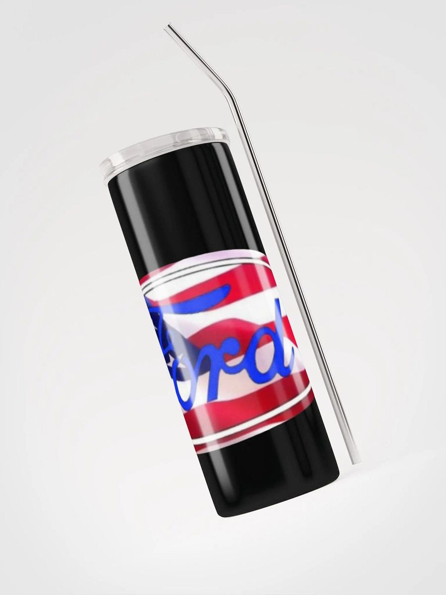 Patriotic Ford Logo Stainless Steel Tumbler product image (3)