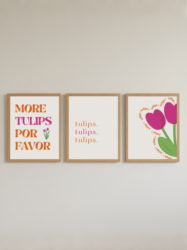 SET 3 IMPRIMIBLES TULIPANES product image (1)