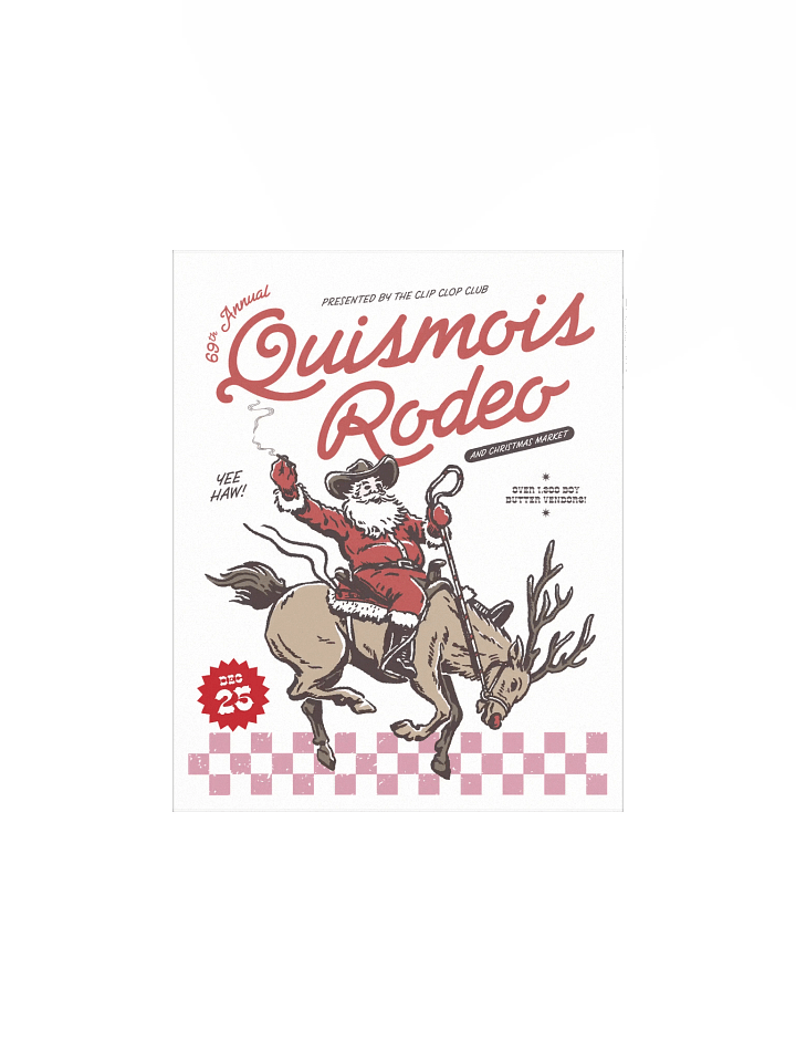 quismois rodeo wall print product image (1)