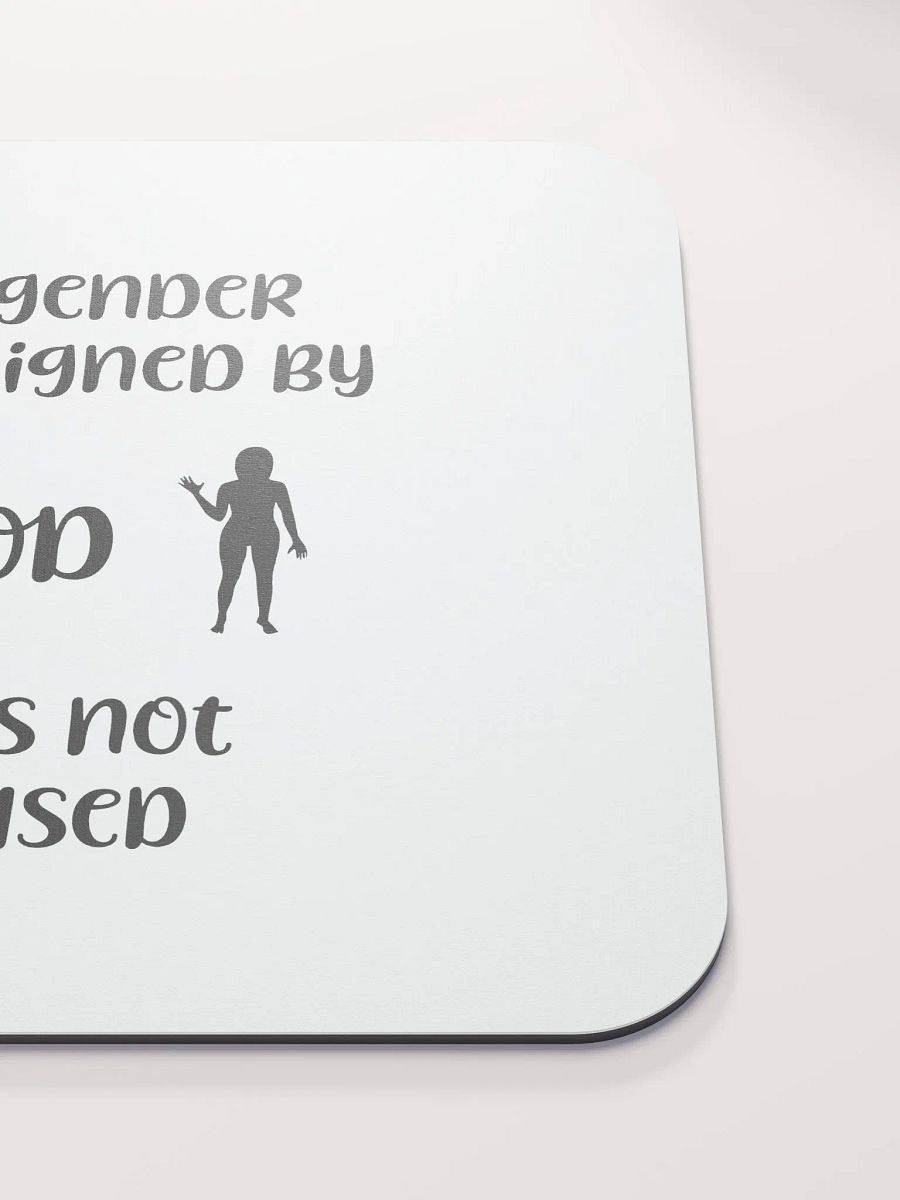 Your Gender Was Assigned by GOD. Eclipse Mouse Pad product image (5)