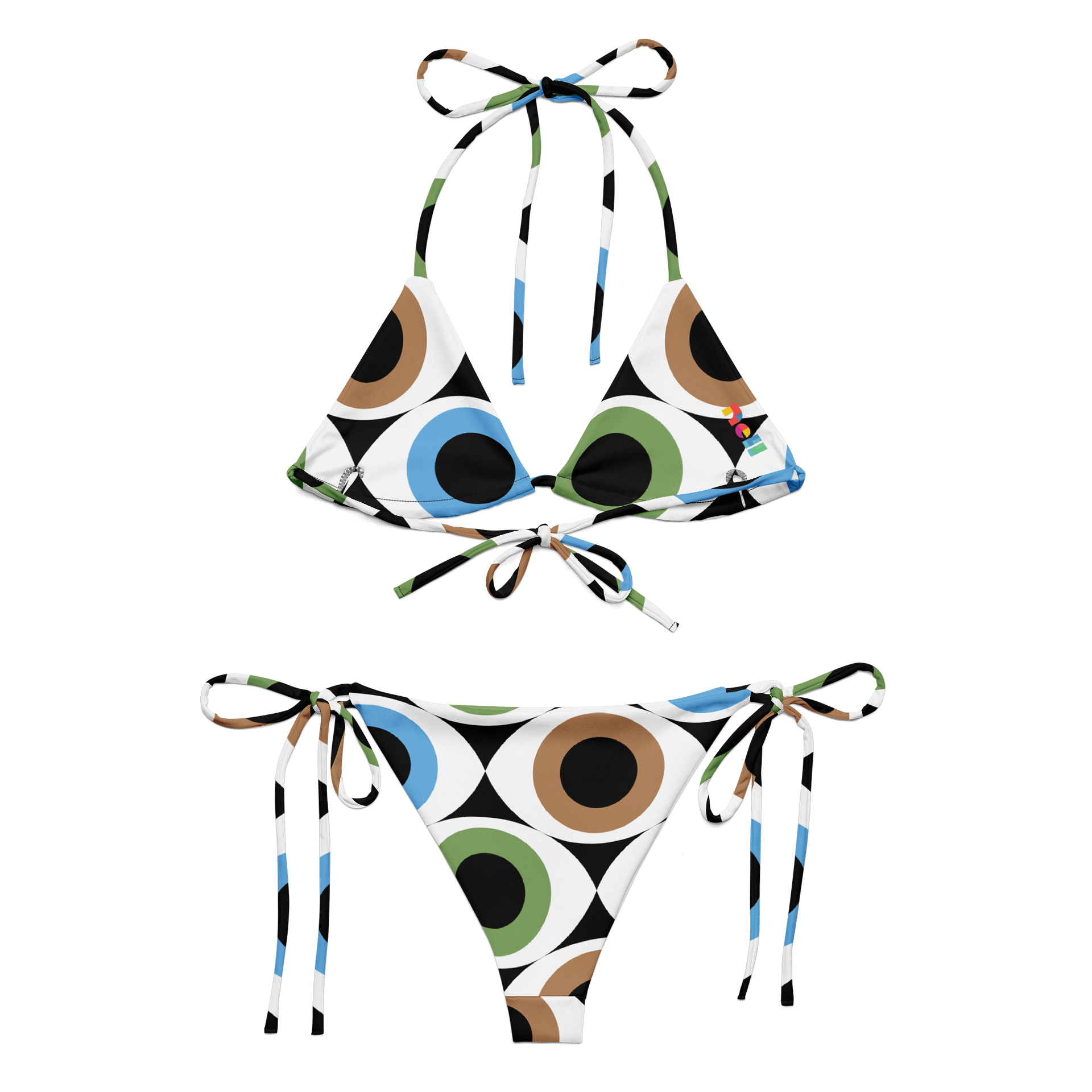 MesmerEyes All-Over Bikini Set product image (1)
