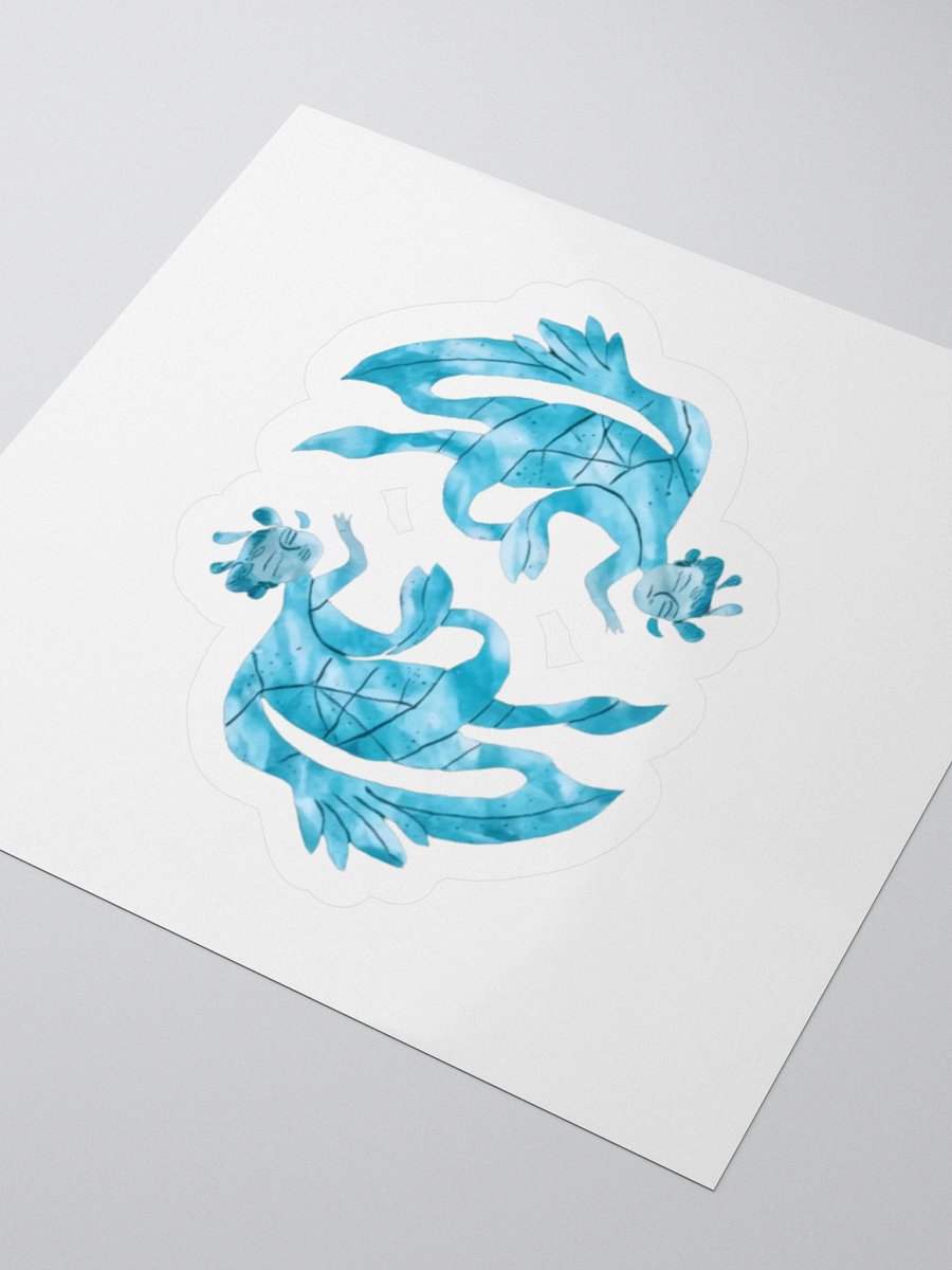 Stunning Pisces Dragon Vinyl Sticker - Ideal for Laptops and Notebooks! product image (8)