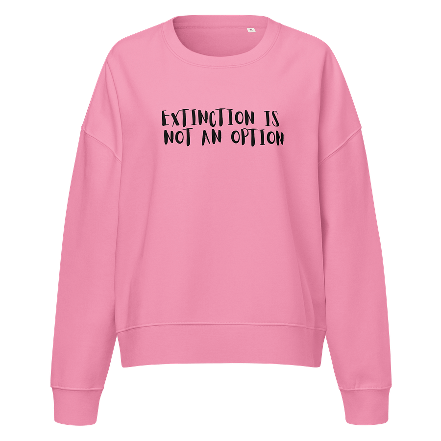 Extinction is not an option - organic cotton product image (2)