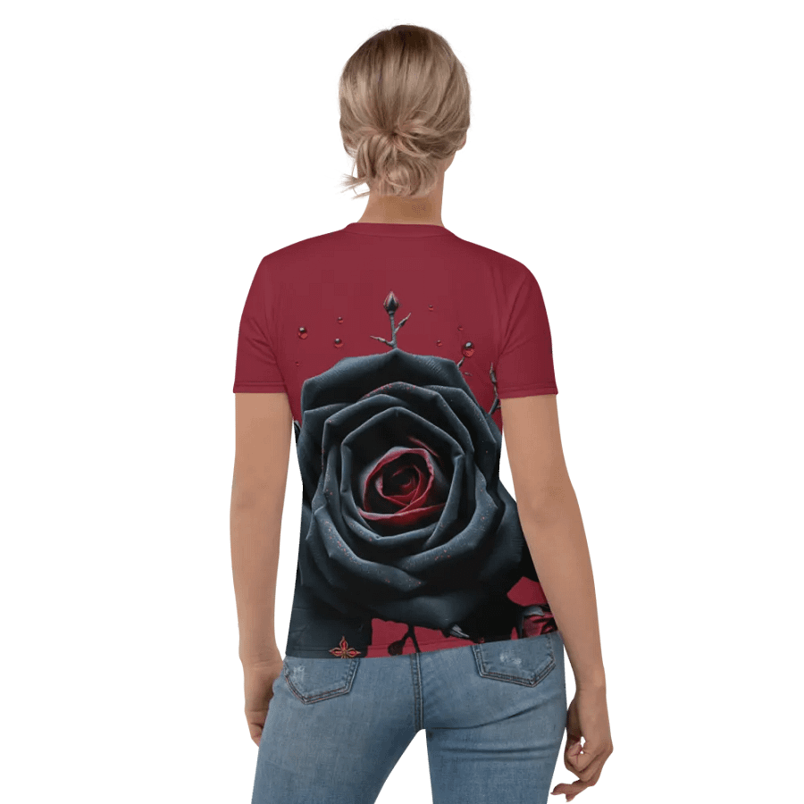 Midnight Rose All-Over Print Tee product image (2)