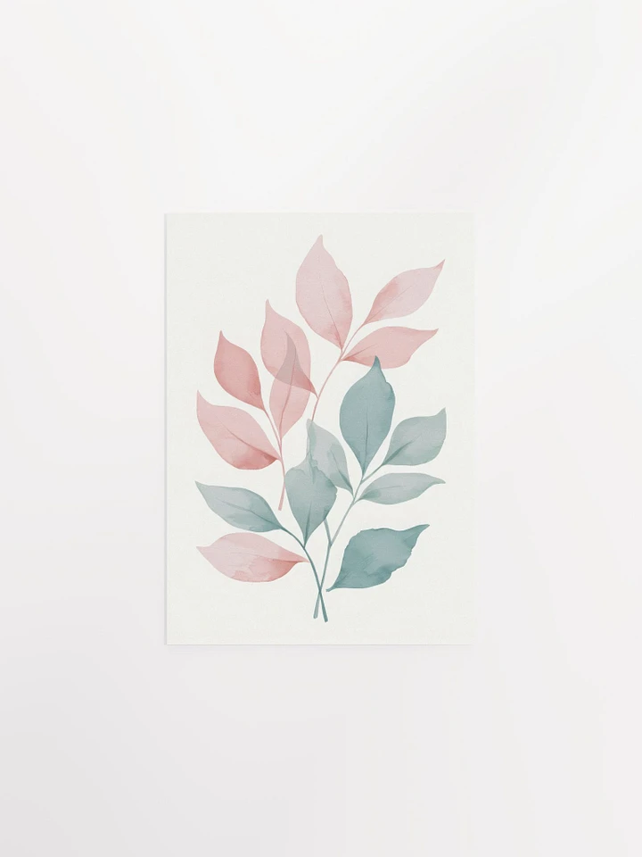 Tranquil Leaves Watercolor - Poster product image (1)