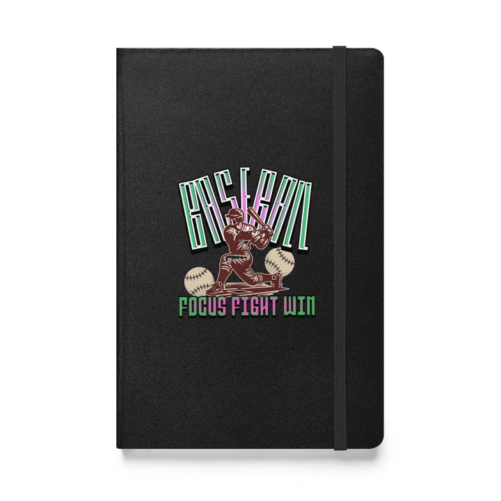 Focus Fight Win Baseball Fighter Notebook product image (1)