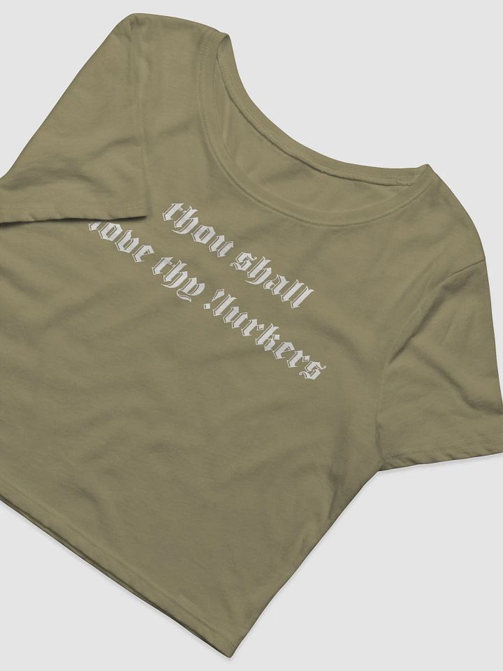 !lurkers crop top (white) (w) product image (2)