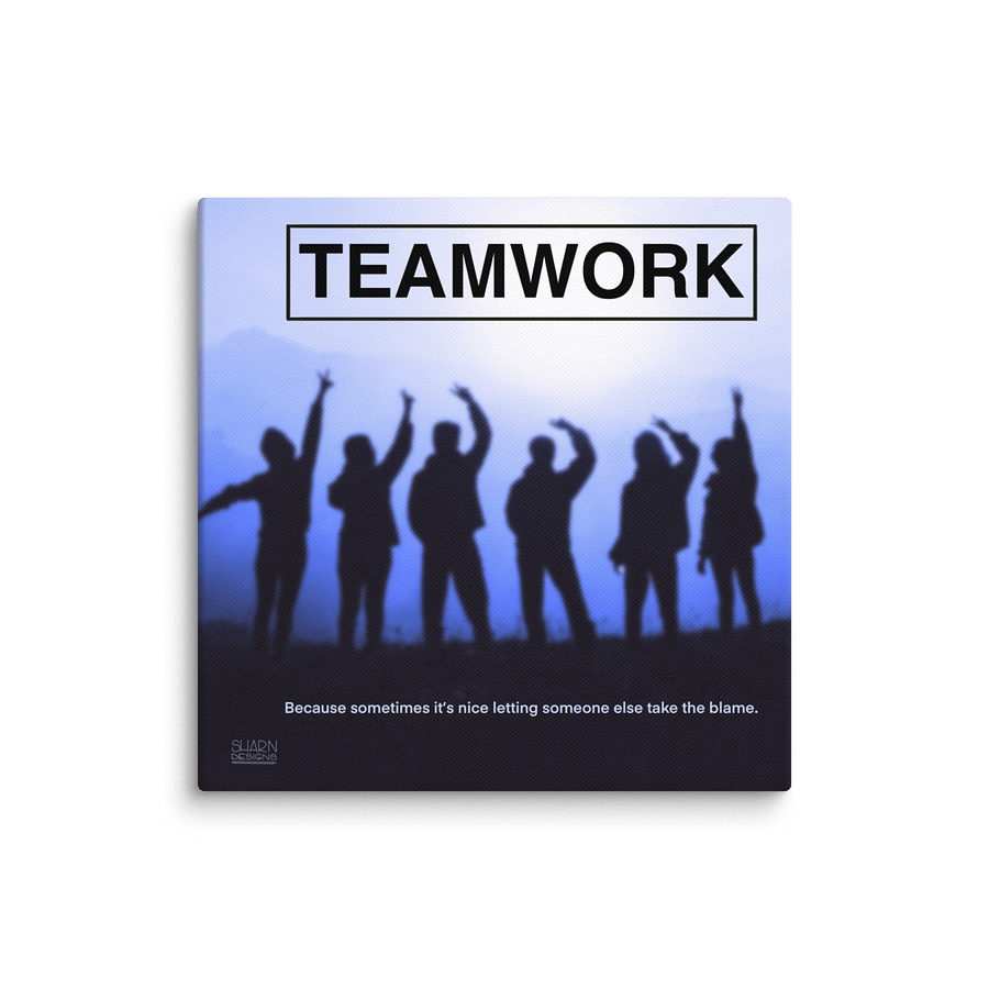 Teamwork Demotivational Canvas product image (1)