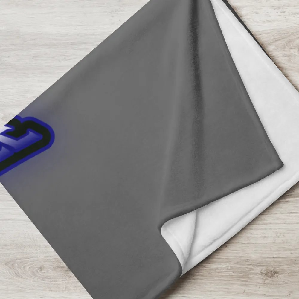 Blue Lion Shield Throw Blanket product image (6)