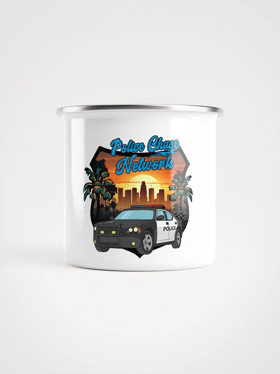 Sunset Pursuit Enamel Mug product image (1)