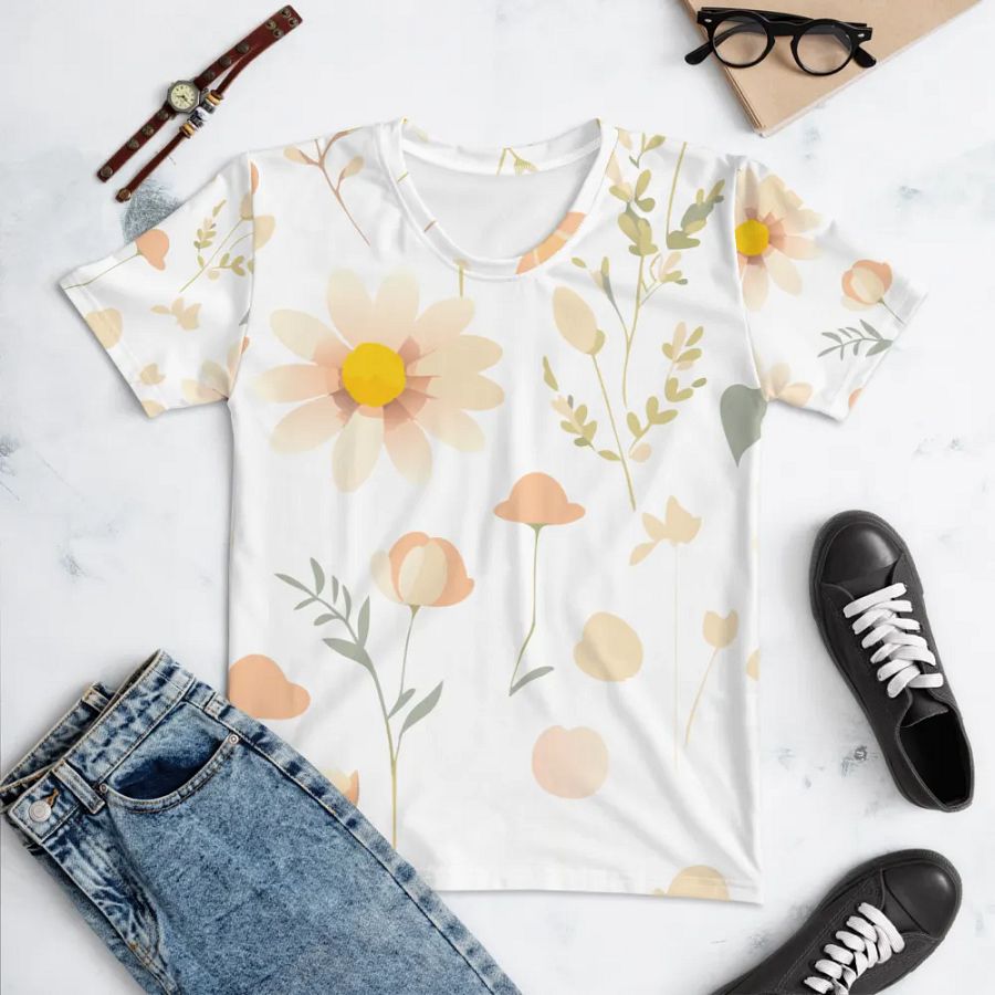Pastel Blossom Paradise Women's T-Shirt product image (10)