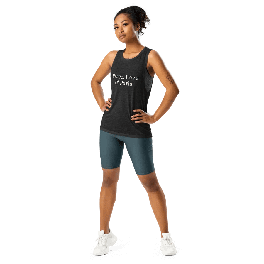 Peace, Love and Paris Women's Flowy Muscle Tank product image (12)