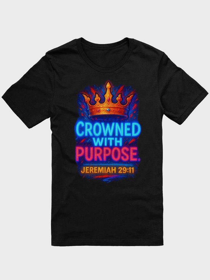 CROWNED WITH PURPOSE — Supersoft Tee (Jeremiah 29:11) product image (8)