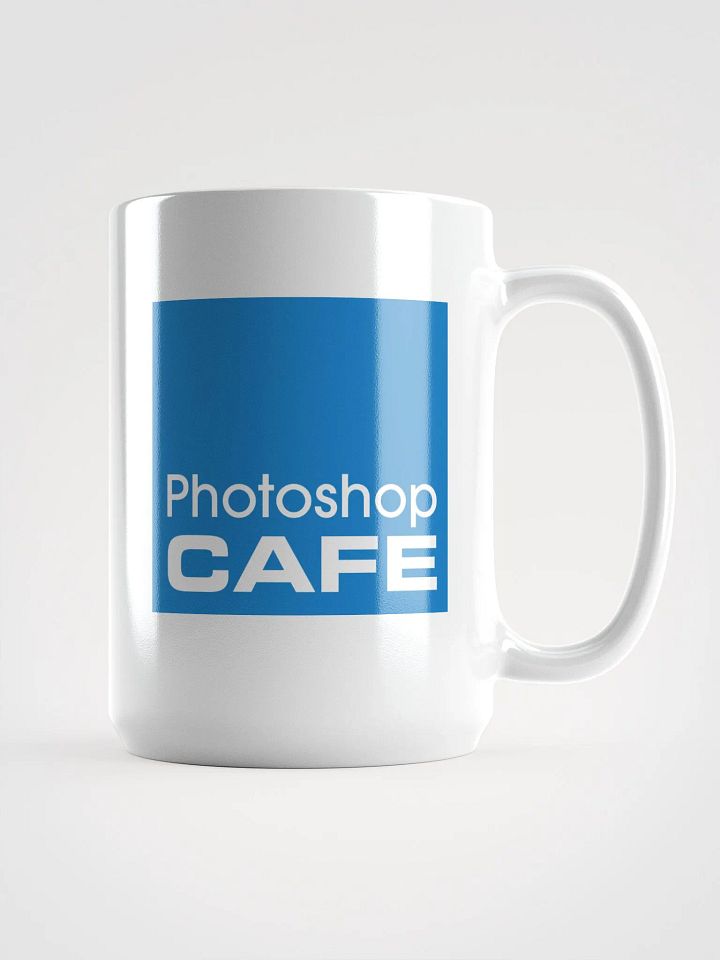 Photoshop CAFE Logo White Glossy Mug product image (1)