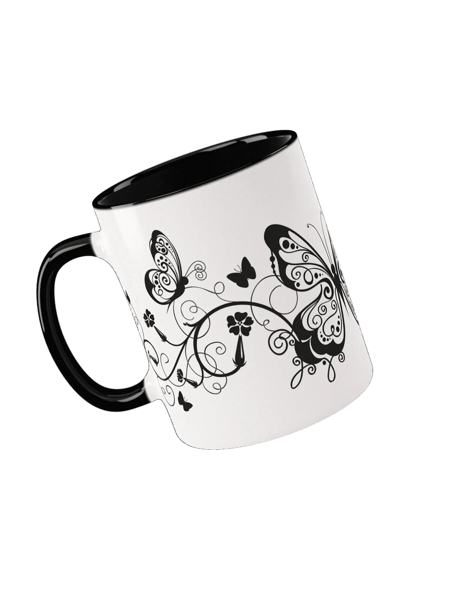 Chromatic Butterfly Bliss Ceramic Mug product image (4)