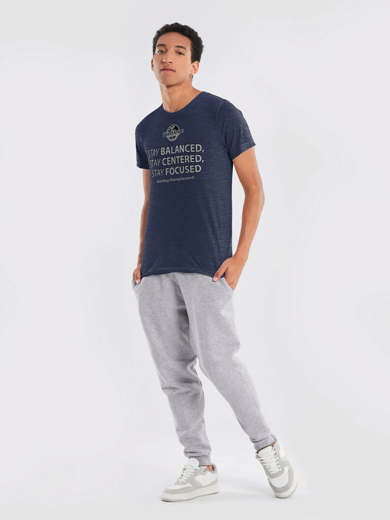 Stay Balanced, Centered & Focused (Mens Shirt) product image (9)