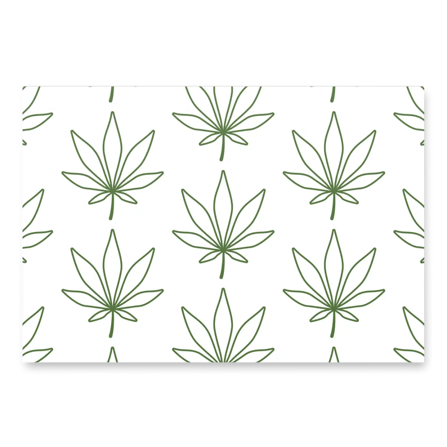 Cannabis Leaf Wrapping Paper product image (1)