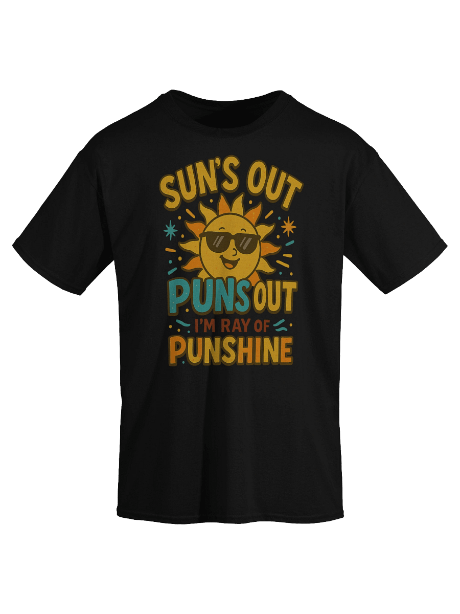 Funny Summer Pun Shirt – Sun’s Out Puns Out Retro Graphic Tee product image (22)