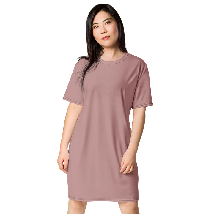 Effortless Chic Pink T-Shirt Dress product image (1)