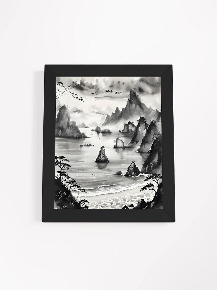 Tranquil Ink Wash Landscape Poster product image (2)