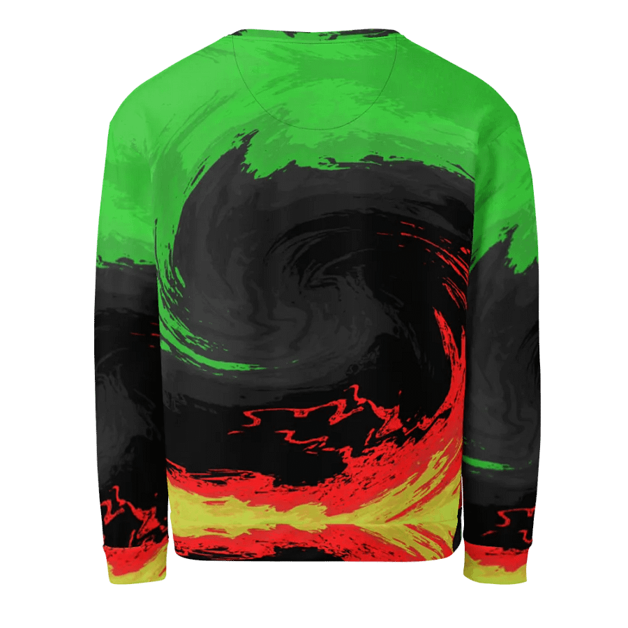 Abstract Swirling Dynamic Melting Forest Unisex Sweatshirt product image (7)