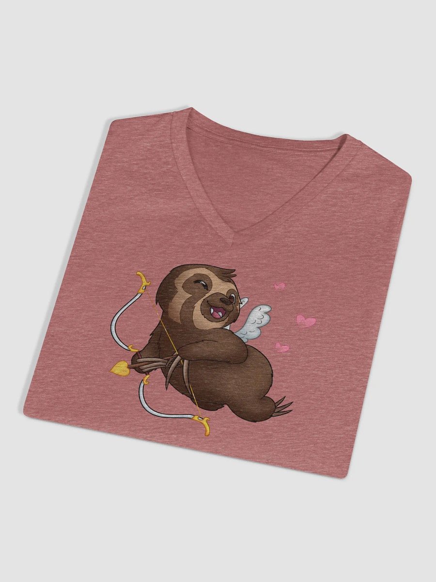 Cupid Sloth V-Neck Tee product image (12)