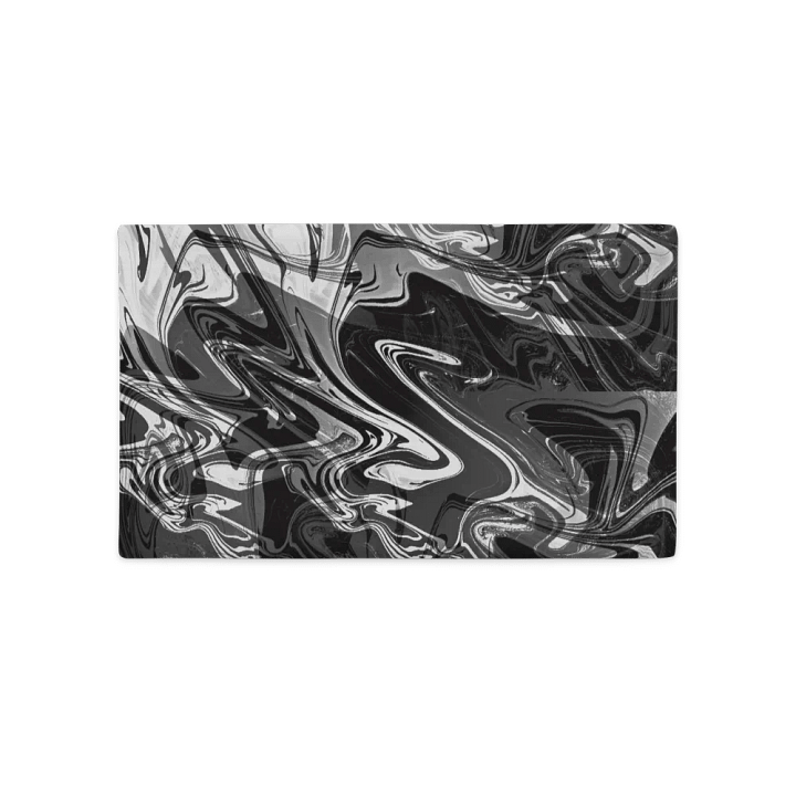 Flowing Monochrome Dreams Pillow Case product image (2)