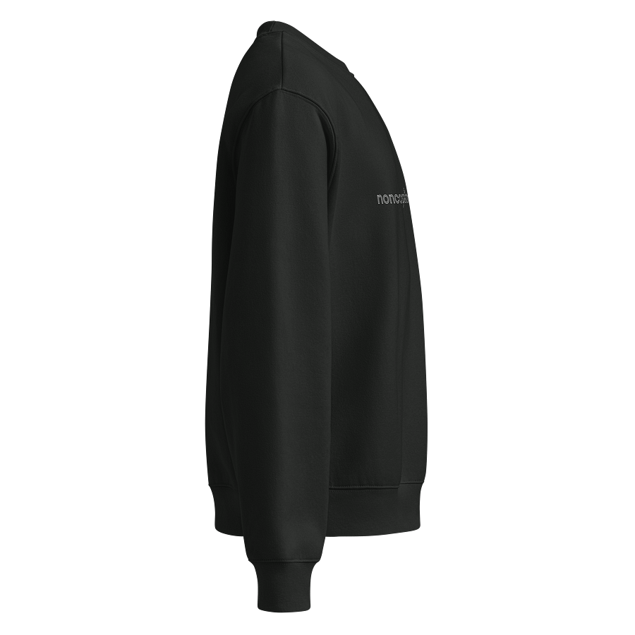 noncompliance is a life skill basic black sweatshirt product image (4)