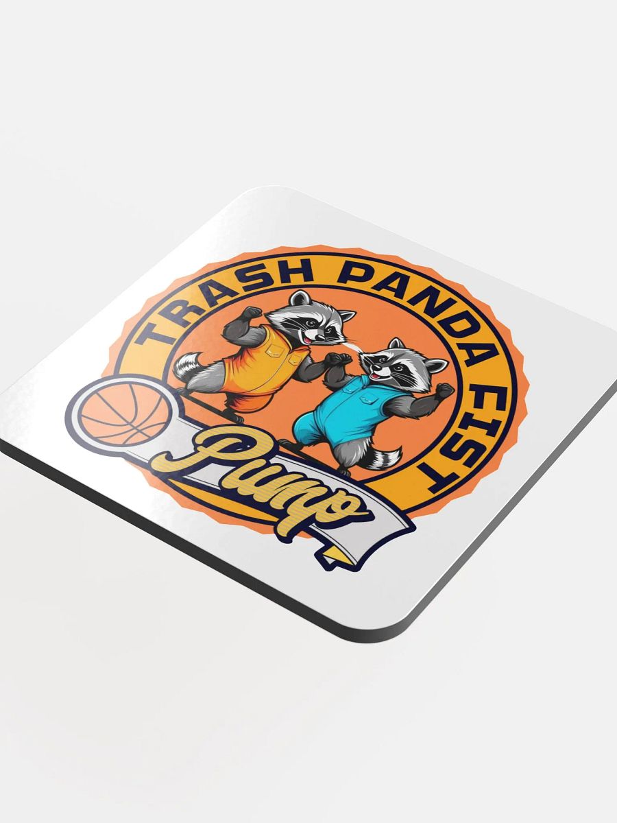 Trash Panda Fist Pump Basketball Coaster Set product image (4)
