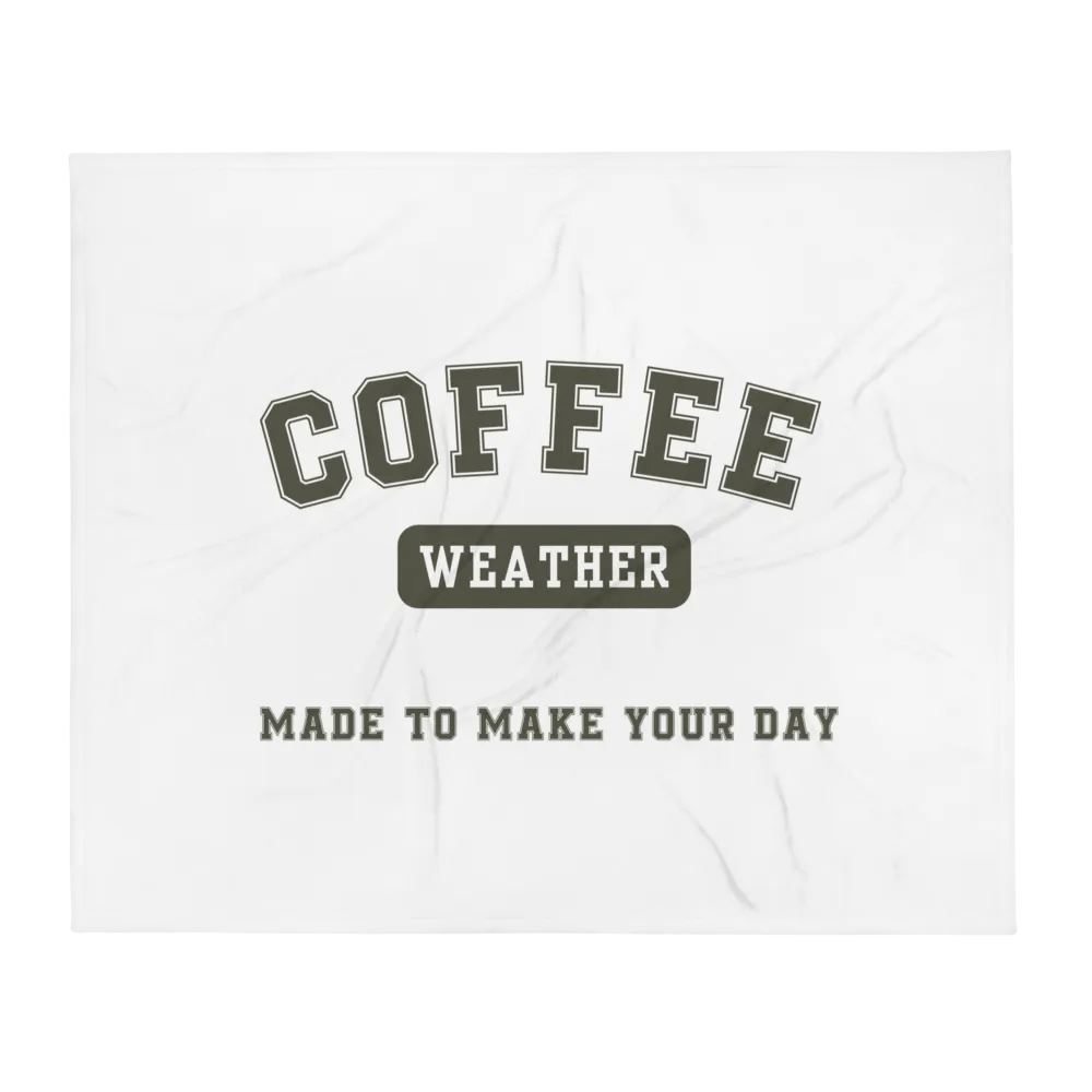 Coffee Weather | Blanket (Evergreen) product image (1)