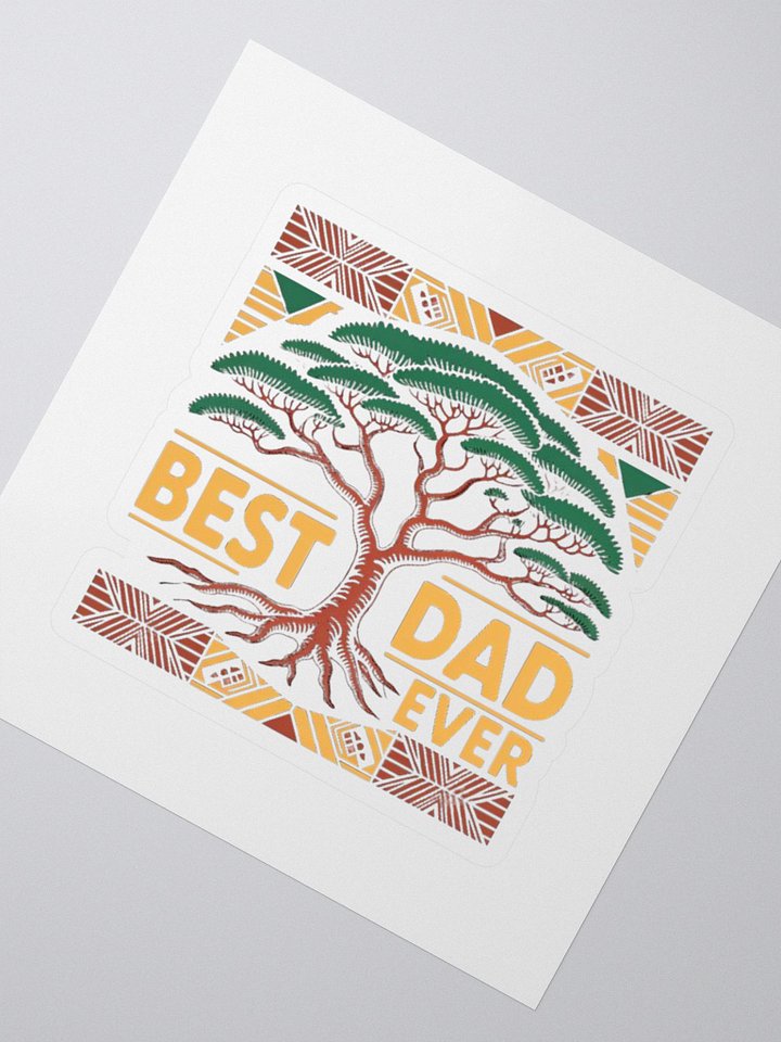 Best Dad Ever African Dad Father Papa Afrika Africa Father's Day Sticker product image (2)