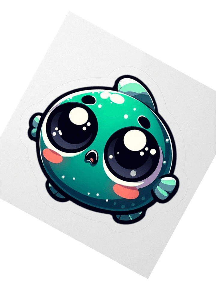 Ten Fiskr of Ægir #9 "Emerald" Sticker product image (3)