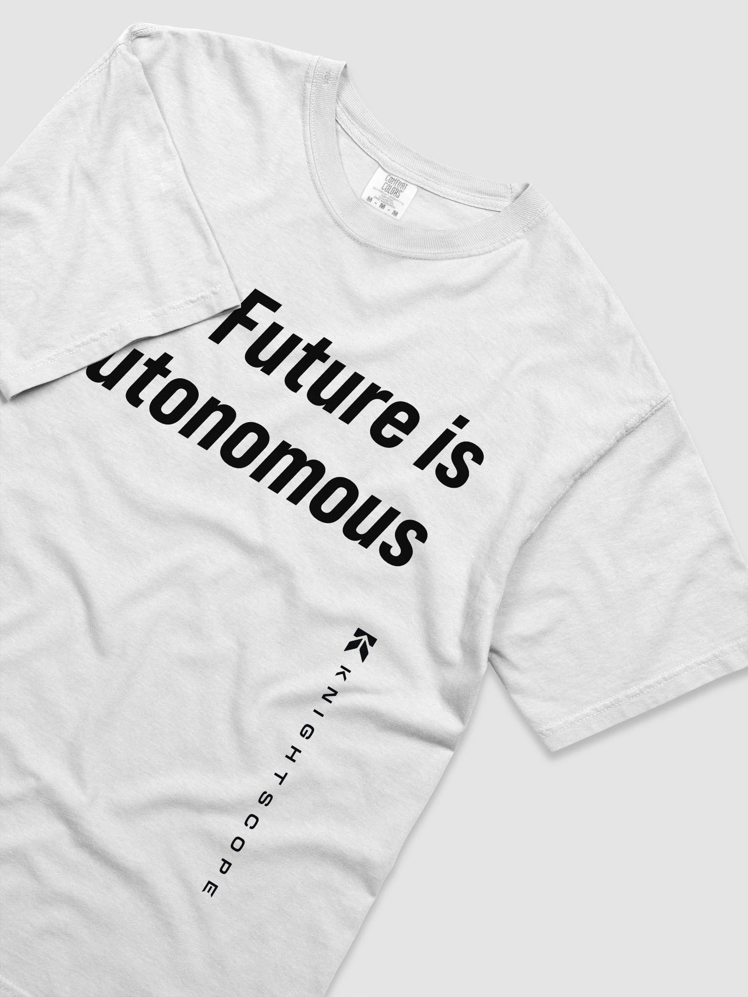 The Future is Autonomous: Comfort Tee - Whtie product image (5)
