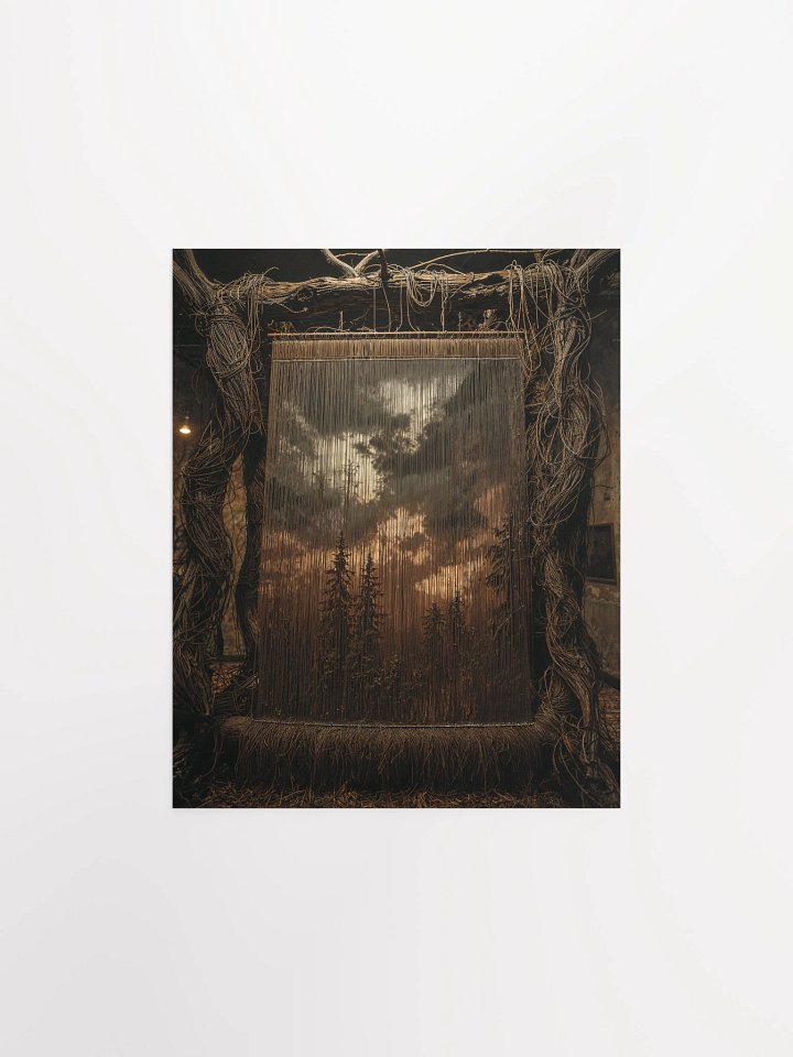 The Woven Forest Matte Poster product image (1)