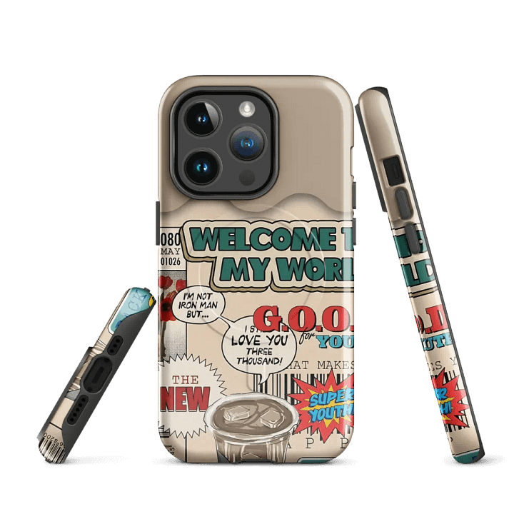Comic Collage MagSafe® Tough Case for iPhone® product image (2)