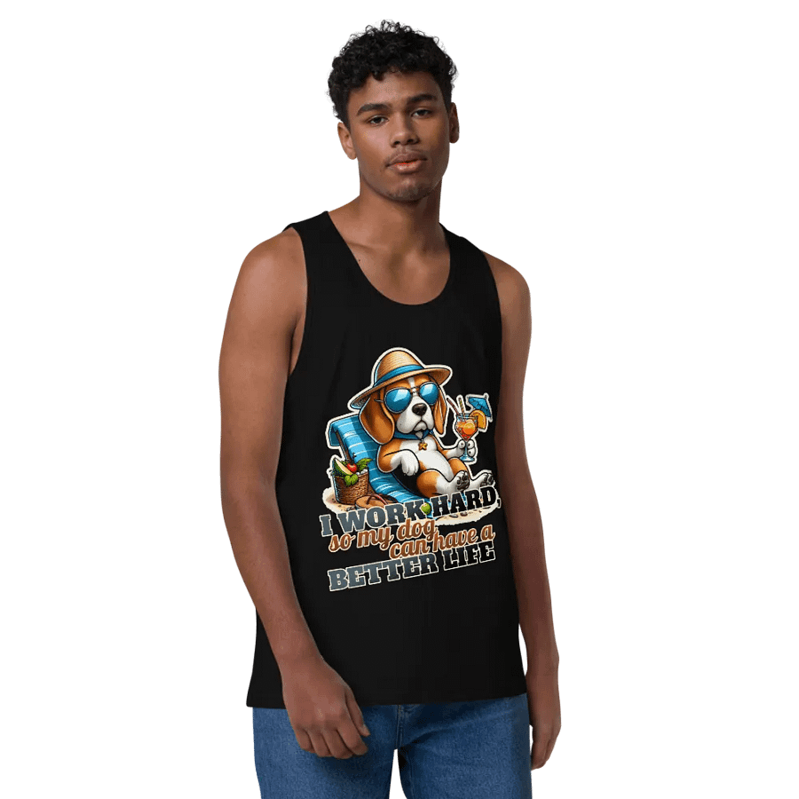 Work Hard - Beagle Beach - Tank Top product image (20)