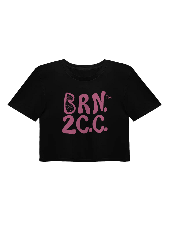 BOURNE to Cape Cod™ | Women's Crop Top – Super Soft, Coastal Cool, & Adventure-Ready | BRN.2C.C.™ | Brilliant Pink Logo product image (1)