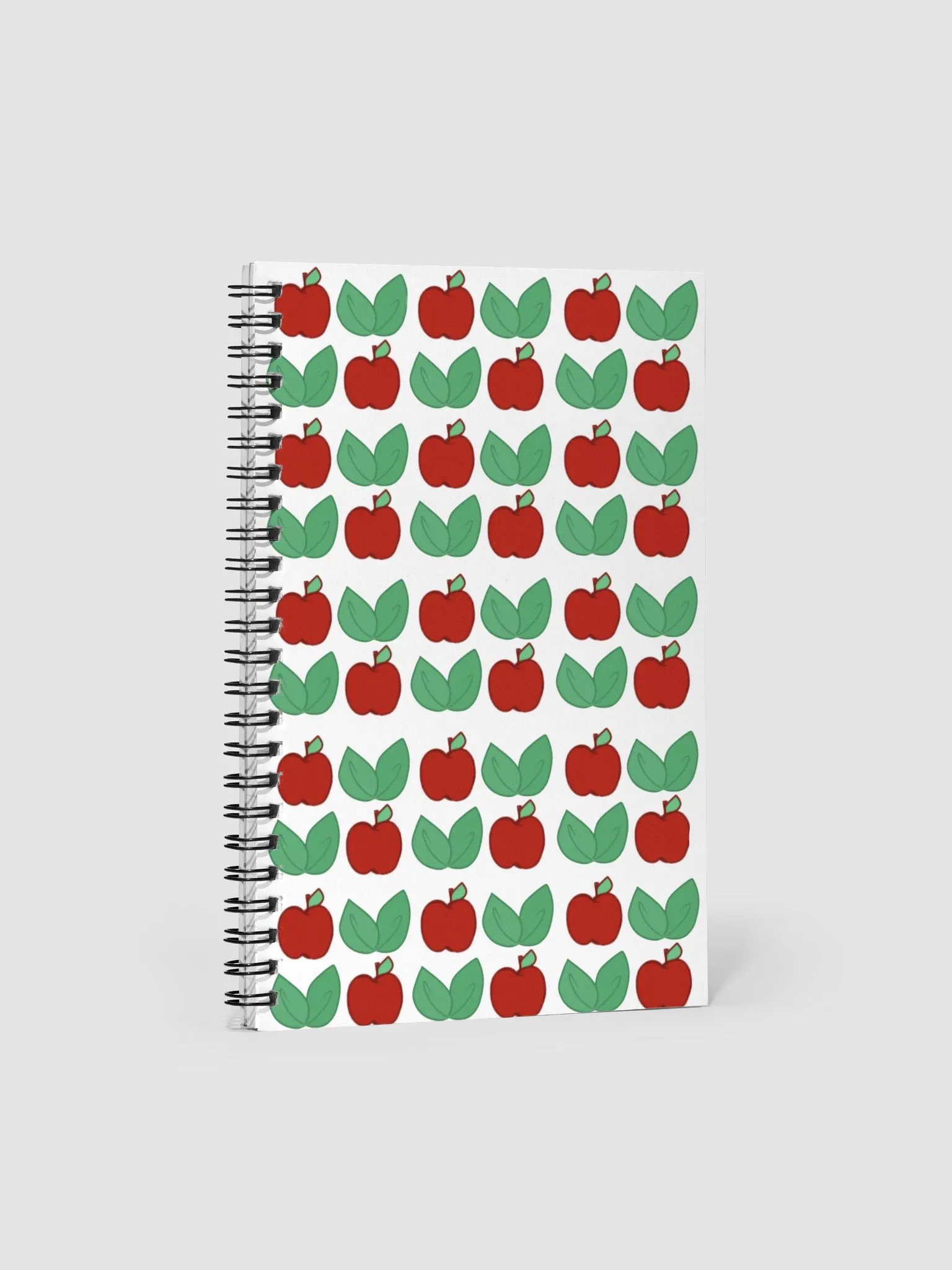 Apple-Leaf Checkered patterned notebook product image (2)