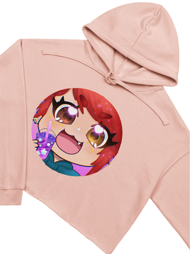 Boba Tea Pearl Fleece Crop Hoodie product image (2)