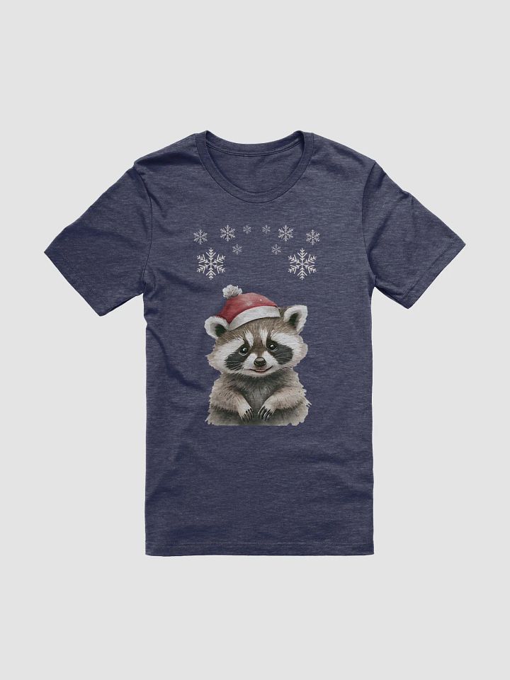 Santa Raccoon T-shirt product image (1)
