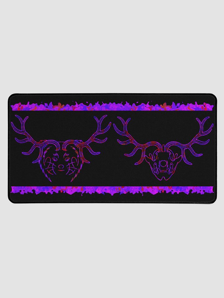 Red pandelk Desk Mat product image (1)